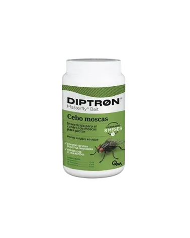 Insecticida  antimoscas  " NUEVO"  DIPTRON MASTERFLY BAIT  eficacia hasta 8 meses 500 g