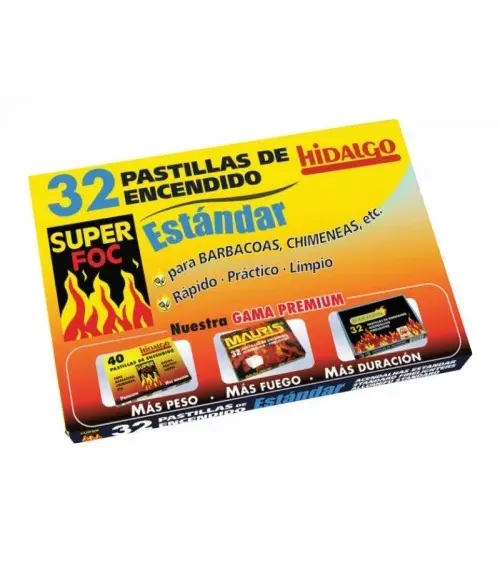 Pack  ¡¡¡ 60 cajas de 32 pastillas !!! encendido SUPER FOC HIDALGO ¡¡¡ PORTES GRATIS !!!