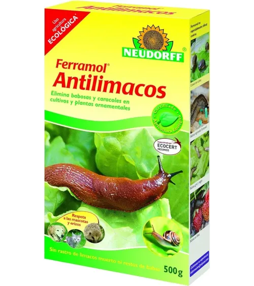 PACK 15 unidades de Antilimacos FERRAMOL NEUDORFF 500 gr­  ecológico