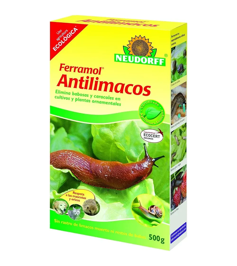 PACK 15 unidades de Antilimacos FERRAMOL NEUDORFF 500 gr­  ecológico