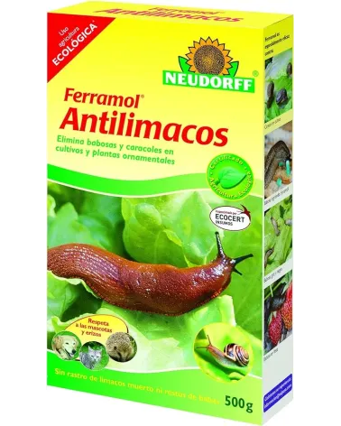 PACK 15 unidades de Antilimacos FERRAMOL NEUDORFF 500 gr­  ecológico