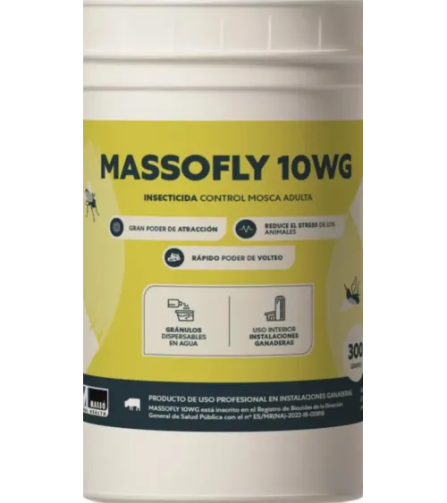 NUEVO insecticida MASSOFLY 10 WG para moscas pintar/pulverizar