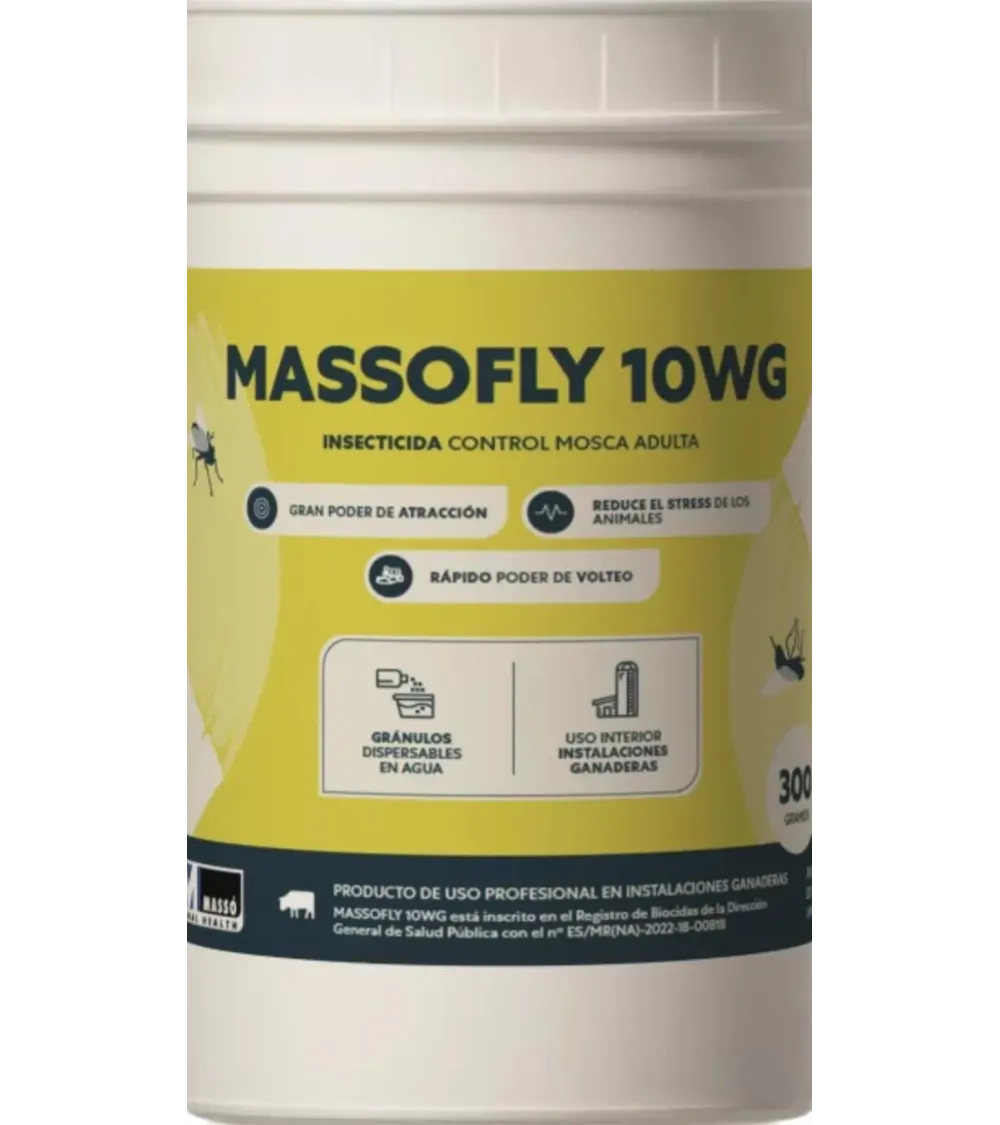 NUEVO insecticida MASSOFLY 10 WG para moscas pintar/pulverizar