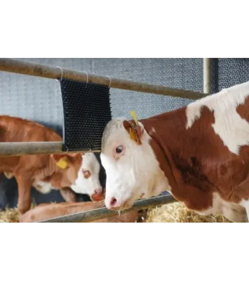 Alfombra rascadora para vacas y caballos