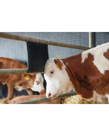 Alfombra rascadora para vacas y caballos