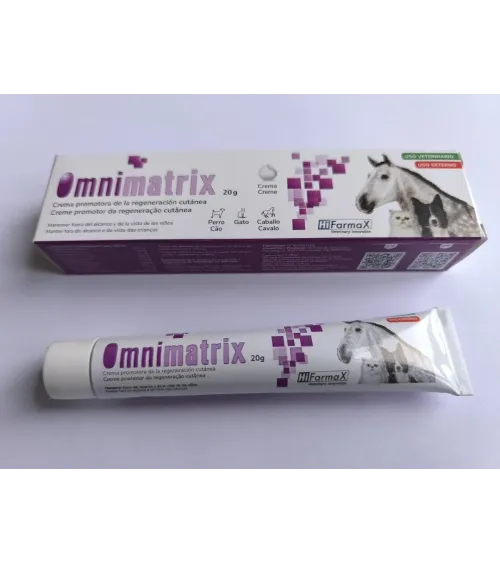 Crema regeneradora cutánea OMNIMATRIX para perros ,gatos y caballos