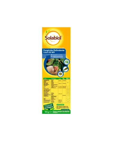 Fungicida polivalente cobre SOLABIOL 50 g